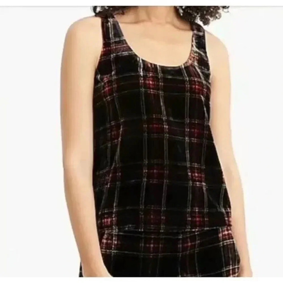 J.Crew velvet tank - Picture 1 of 16